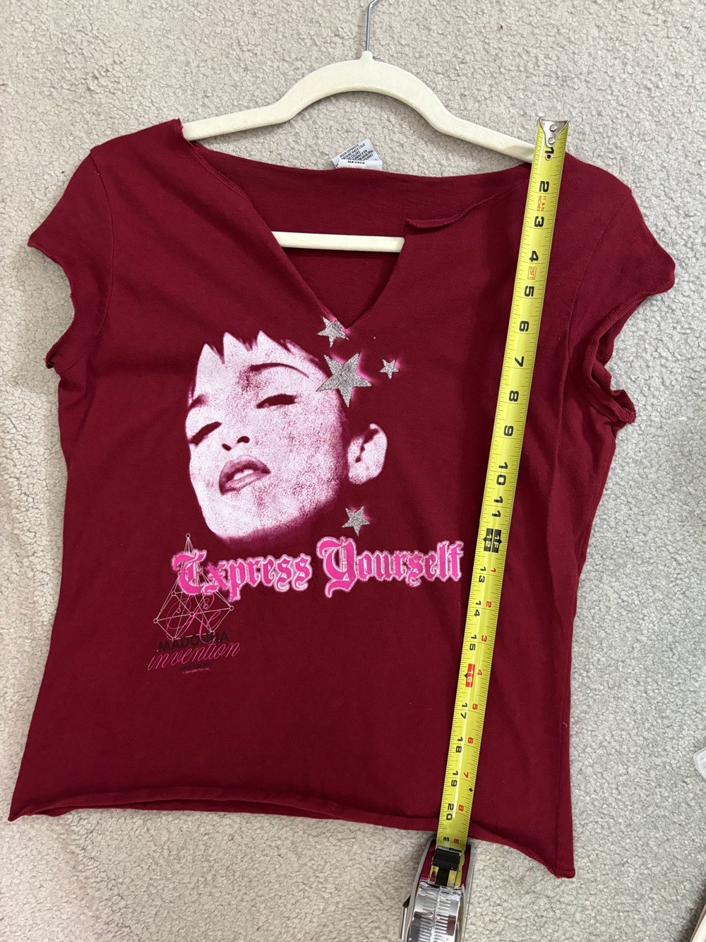 Vintage Madonna Re-Invention Tour 2004 authentic concert tee - shrunken fit - Picture 6 of 7